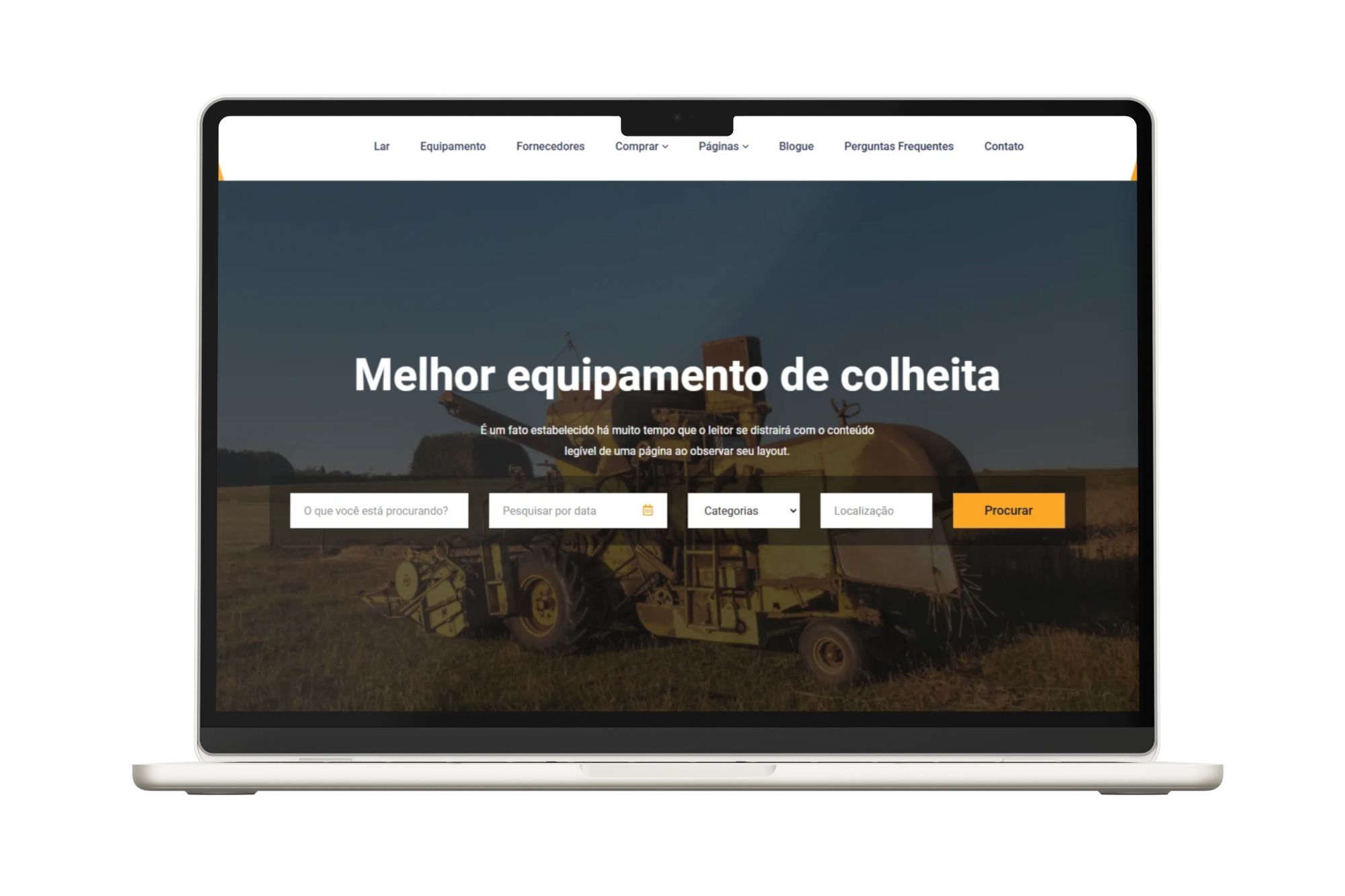 Site de Aluguel de Equipamentos Multivendedores  Multiuso